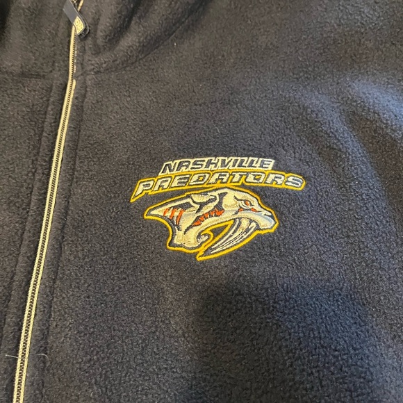 NASHVILLE PREDATORS – XL – NHL Fleece Zip-Up Jacket - Picture 4 of 9